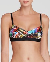 Thumbnail for your product : Milly Rainbow Graphic Print Bralette Bikini Top
