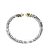 Thumbnail for your product : David Yurman Cable Kids April Birthstone Bracelet with Diamonds and Gold