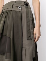 Thumbnail for your product : Sacai Long Patchwork Skirt