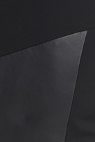 Thumbnail for your product : Classiques Entier R) Crepe & Leather Dress