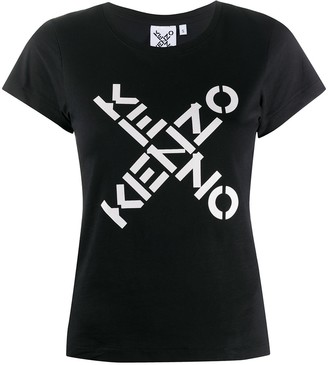 Kenzo cross logo T-shirt
