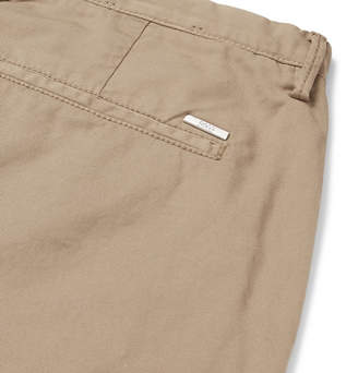 HUGO BOSS Slim-Fit Stretch-Cotton Twill Trousers