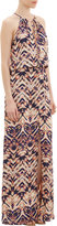 Thumbnail for your product : Parker Sunrise-Print Maxi Halter Dress
