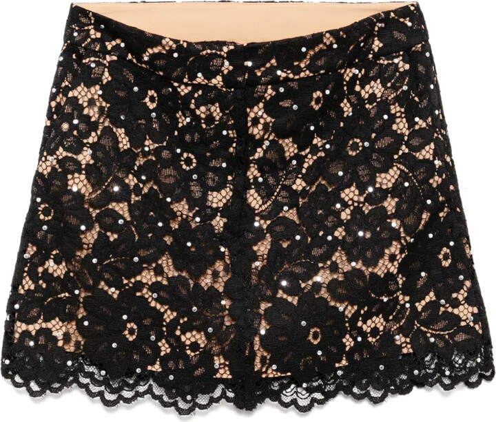 MICHAEL Michael Kors Floral Lace Skirt
