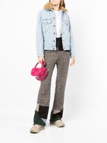 Thumbnail for your product : ERL Fur-Collared Denim Jacket