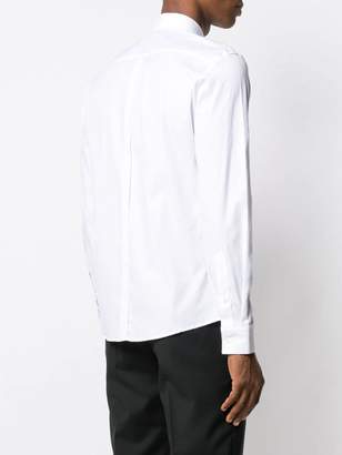 Les Hommes pleated front formal shirt