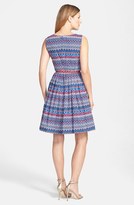Thumbnail for your product : Ellen Tracy Print Cotton Fit & Flare Dress