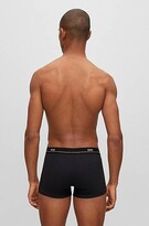 Thumbnail for your product : HUGO BOSS Five-pack of stretch-cotton trunks with logo waistbands