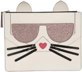 Thumbnail for your product : Karl Lagerfeld Paris Shell Cat Clutch