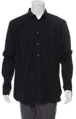 Saint Laurent Woven Dress Shirt black Woven Dress Shirt
