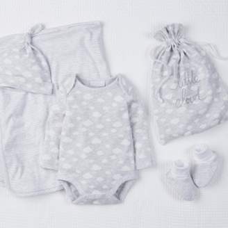 The White Company Little Cloud Baby Gift Set, Grey White, Newborn