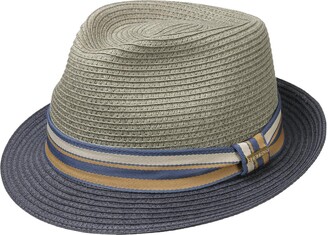 Stetson Licano Toyo Trilby Straw Hat Men Beach Sun with Grosgrain Band Spring-Summer