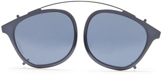 Christian Dior Blacktie 49mm Round Clip-On Sunglasses - ShopStyle