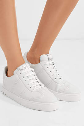 Valentino Garavani Studded Leather Sneakers - White