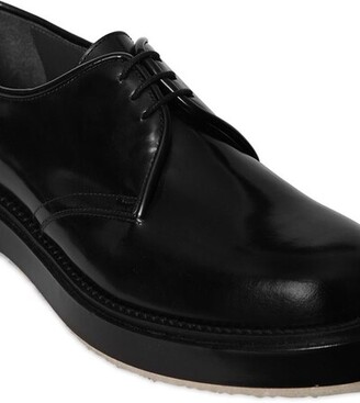Adieu Polished Leather Derby Lace-Up Shoes