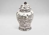 Thumbnail for your product : Ethan Allen Large Black and White Ginger Jar