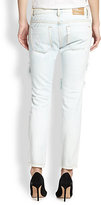 Thumbnail for your product : One Teaspoon Saint Distressed Freebirds Ankle-Zip Skinny Jeans
