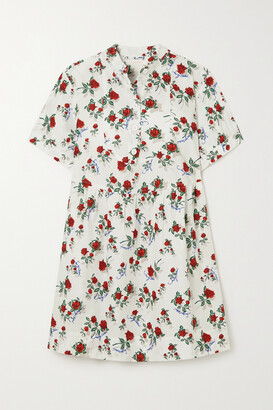 See by Chloe Floral-print Cotton-poplin Dress