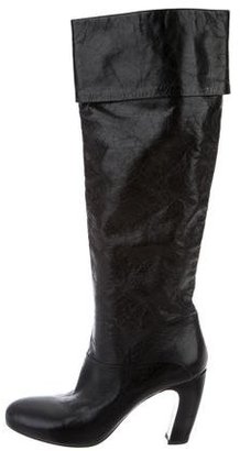 Miu Miu Knee-High Leather Boots
