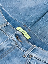 Thumbnail for your product : Versace Jeans Couture Low Rise Distressed Straight Jeans