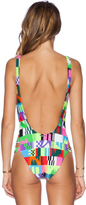 Thumbnail for your product : Mara Hoffman Strappe Side One Piece Swim Suit
