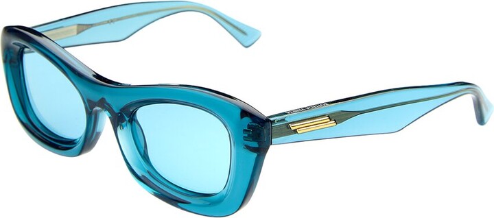 Bottega Veneta Women's Blue Sunglasses | ShopStyle