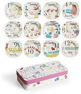 Thumbnail for your product : Rosanna 12 DAYS OF CHRISTMAS APPETIZER PLATES S/12