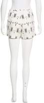 Thumbnail for your product : Derek Lam 10 Crosby Abstract Print Mini Shorts