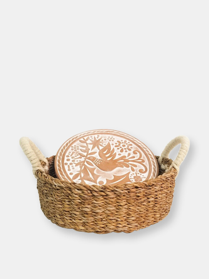 Korissa Bread Warmer & Basket Bird Round ShopStyle