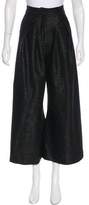 Thumbnail for your product : Aq/Aq High-Rise Crepe Culottes
