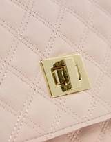 Thumbnail for your product : ASOS Quilted Lock Cross Body Bag