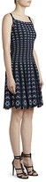 Thumbnail for your product : Alaia Campelle Degrade Flower Squareneck Flared Dress