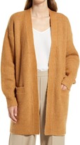 Thumbnail for your product : Halogen Open Front Long Cardigan