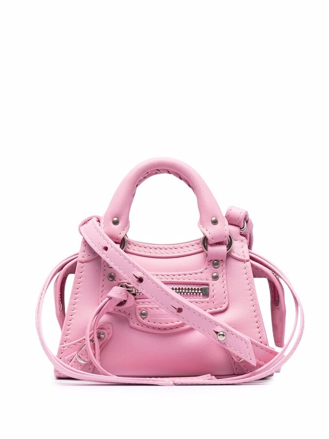 balenciaga pink tote