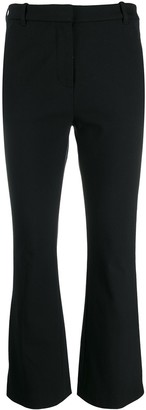 black kick flare leggings