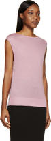 Thumbnail for your product : Helmut Lang Pink Jersey Cap-Sleeve T-Shirt