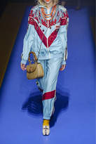 Thumbnail for your product : Gucci Paneled Shell Track Pants - Sky blue
