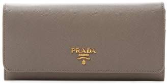 Prada Women's Saffiano Leather Long Wallet