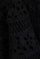 Thumbnail for your product : Zimmermann Lattice-trimmed Broderie Anglaise Cotton Mini Dress