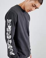 Thumbnail for your product : Obey Olde Rose Long Sleeve T-Shirt In Dusty Black