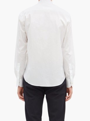 BOURRIENNE PARIS X Écrivain Stand-collar Cotton-poplin Shirt 
