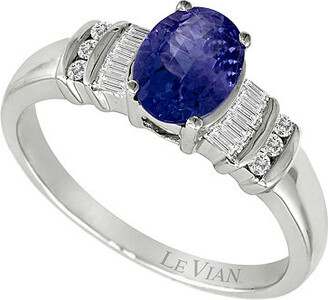LIMITED QUANTITIES Le Vian Grand Sample Sale Ring featuring Blueberry Tanzanite