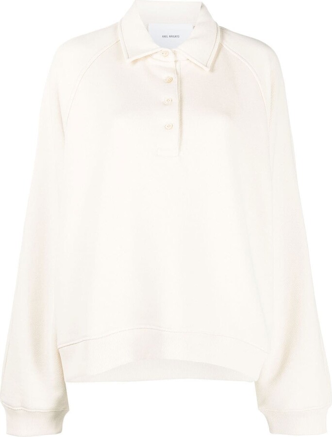 Axel Arigato Long-Sleeved Polo Shirt - ShopStyle