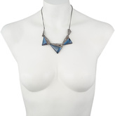 Thumbnail for your product : Alexis Bittar Crystal Encrusted Graduated Origami Bib Necklace