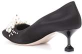 Thumbnail for your product : Miu Miu Satin kitten-heel pumps