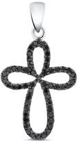 Thumbnail for your product : Black Diamond Cosanuova Cross Pendant In 14k White Gold