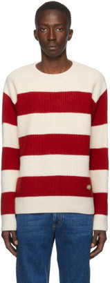 red and white striped sweater mens