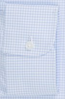 Thumbnail for your product : Nordstrom Men's Trim Fit Non-Iron Check Dress Shirt, Size 15 - 34/35 - Black