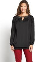 Thumbnail for your product : Savoir Embroidered Necklace Shoulder Blouse