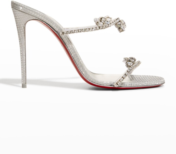 Silver Louboutin Shoes | Shop the world's largest collection of 